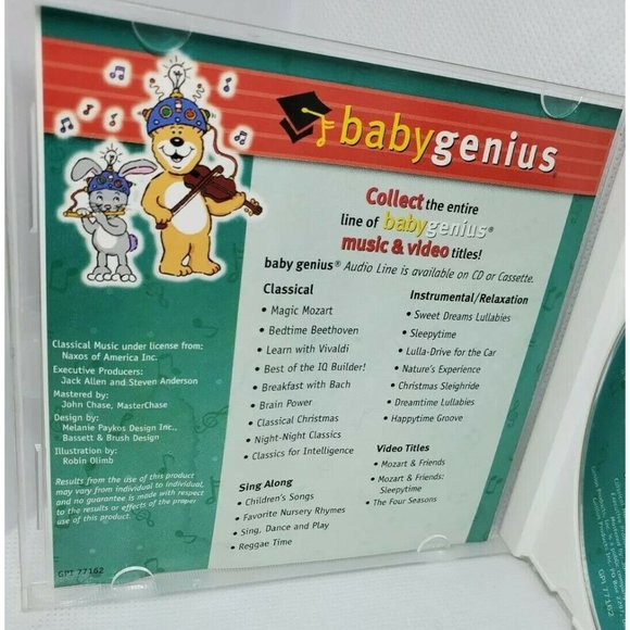 Baby Genius Brain Power CD No Scratches Clean - Picture 8 of 10